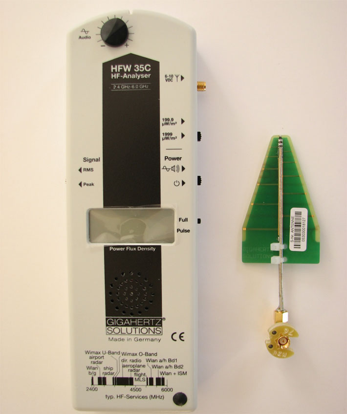 Wi Fi Meter For Measuring Higher Frequency Sources Of Radio Specialized Wi Fi Meter For Measuring Higher Frequency Sources Of Radio Microwave Radiation 2 4 Ghz 6 0 Includes Audio Signal Ysis