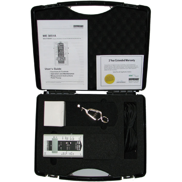 Gigahertz Solutions ME3851A EMF Meter Gauss Meter Electric champs magnétiques