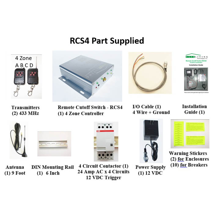 REMOTE CUT OFF SWITCH Designed to eliminate AC Electric fields